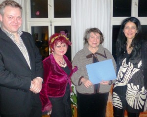 Elisabeth Leonskaja mit ihren jungen Kollegen Myriam Farid und Hinrich Alpers und Stefania Adomeit
